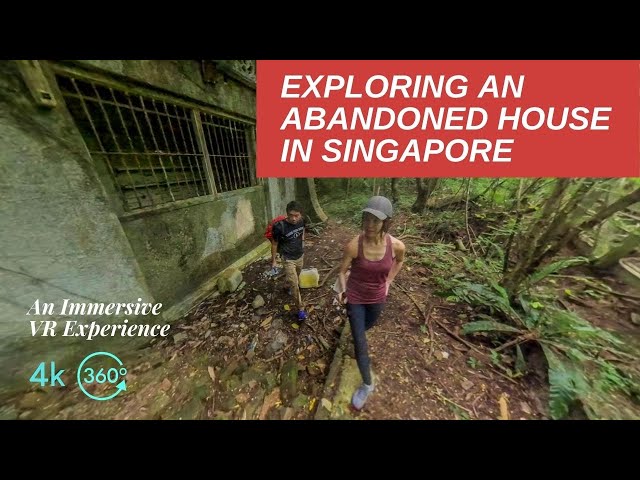 Istana Woodneuk | Exploring an Abandoned Mansion in Singapore  | Lost Places | VR 360