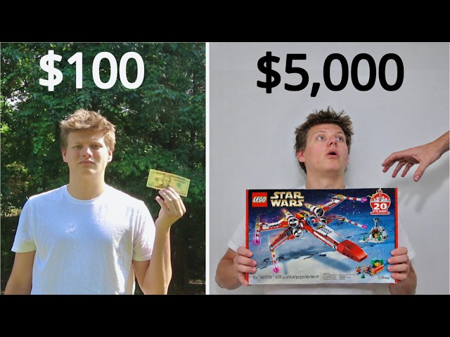 Turning $100 into a $5,000 Lego set