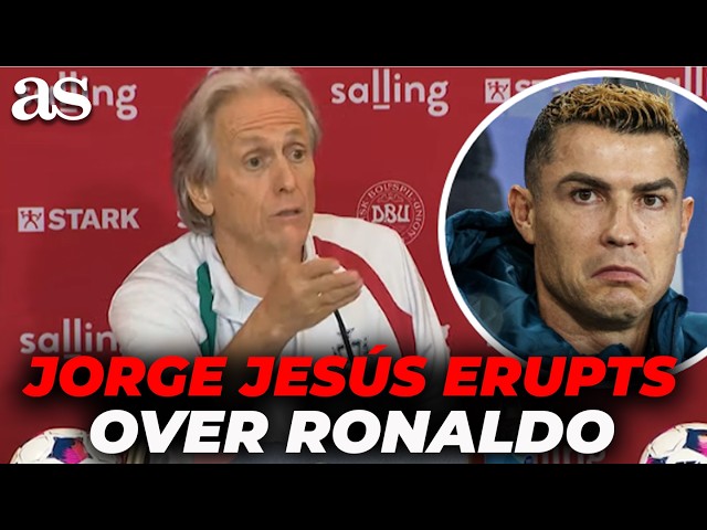 Jorge Jesus ERUPTS over Ronaldo's CONTROVERSY and THE MEDIA: all his answers at the press conference