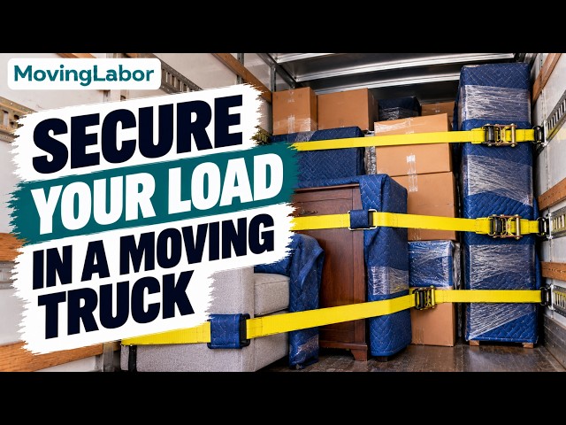 How to Secure a Moving Truck Load | Straps, Tie-Downs & Loading Tips