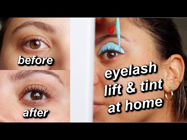 HOW TO DO A LASH LIFT AND TINT AT HOME | STEP BY STEP TUTORIAL USING AMAZON KIT