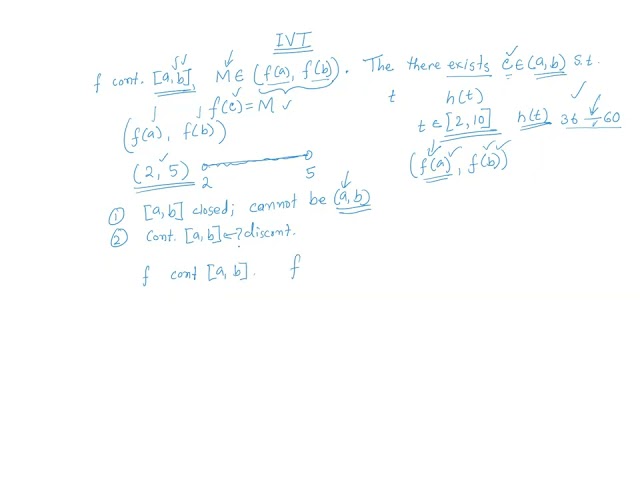 Intermediate value theorem with example