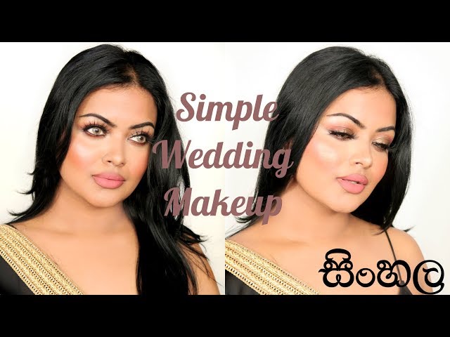 SINHALA සිම්පල් වෙඩින් Simple Wedding Makeup Tutorial | Rochelle Wick