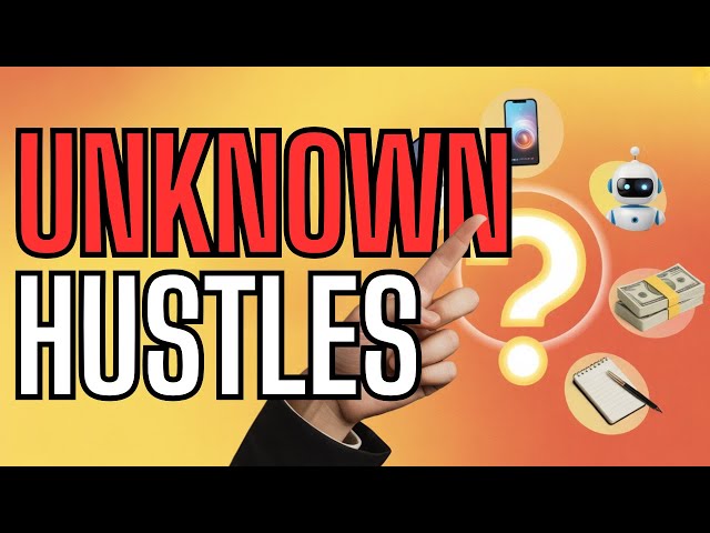 $50 in 1 HOUR: 5 UNUSUAL Side Hustles You’ve NEVER Heard of