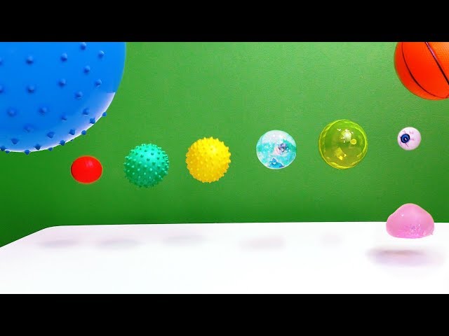 BALLS BOUNCING ball dropping sensory stimulation