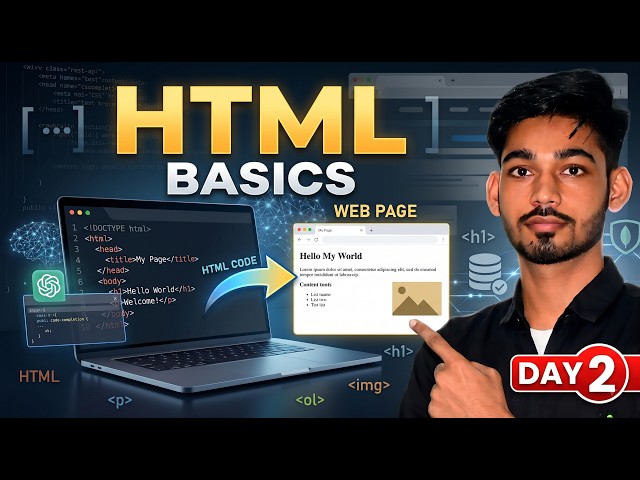 🚀 AI Powered Full Stack Web Development Course 2026 | Day 2