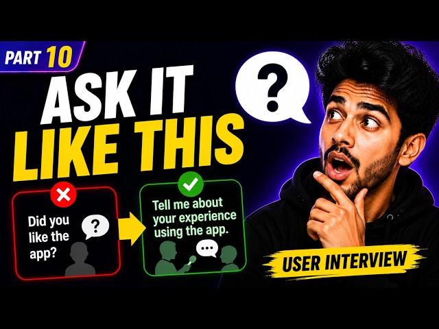 User Interviews: Stop Making These UX Mistakes! #uiuxdesign
