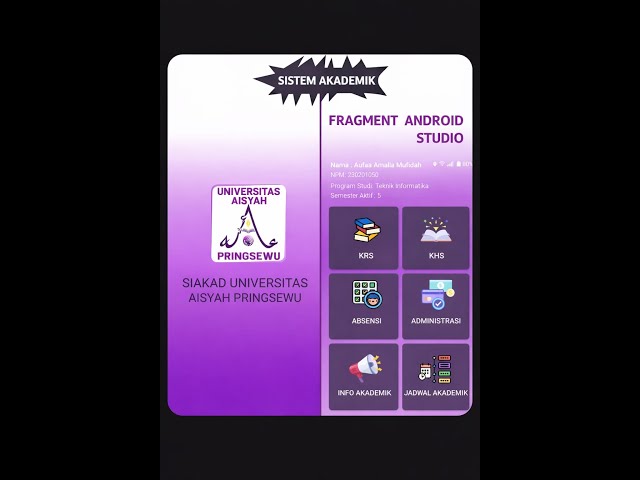 Project UAS Mobile Programming 1 – Aplikasi Akademikku (Android Studio)