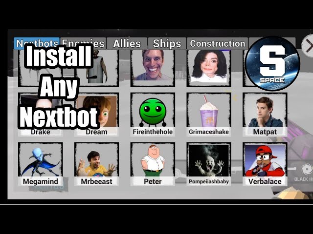 How to install custom nextbots in sandbox in space - Skibidi toilets or any...