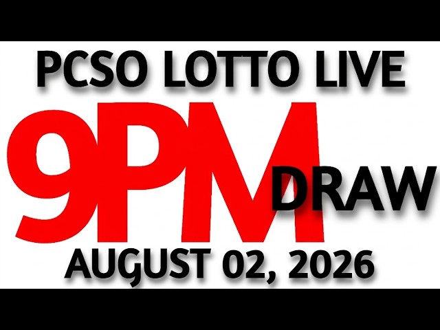 Lotto Result Today 9pm Draw August 02, 2026, 2026 Swertres Ez2 PCSO LIVE