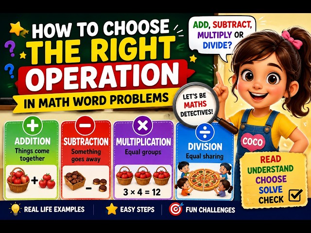 How to Choose the Right Operation in Math Word Problems ?