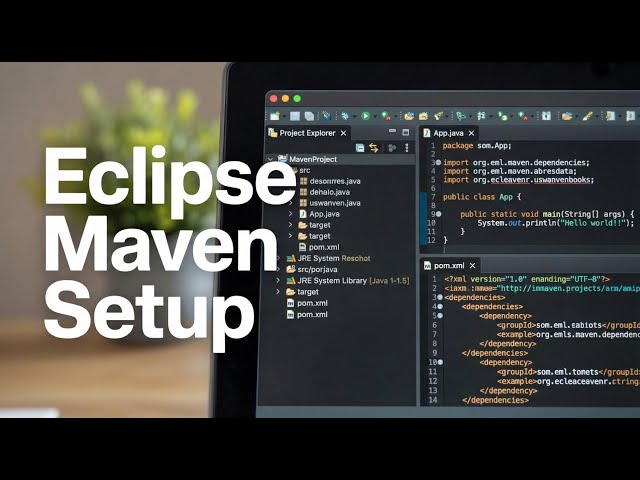 How to create a Maven Project file in Eclipse