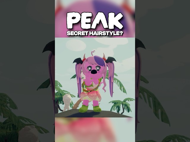 SECRET HAIRSTYLE IN PEAK? bbno$ & ironmouse #shorts #peak #peakgame