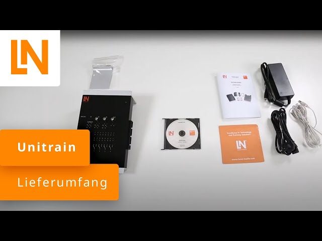 Lieferumfang unseres Interface UniTrain