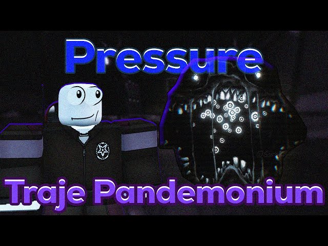 USEI o TRAJE do PANDEMONIUM e ELE APARECEU no PRESSURE... - Roblox