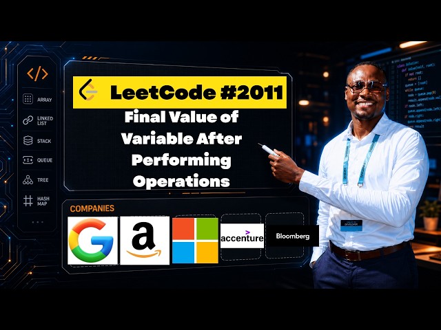 LeetCode 2011: Final Value of Variable After Performing Operations