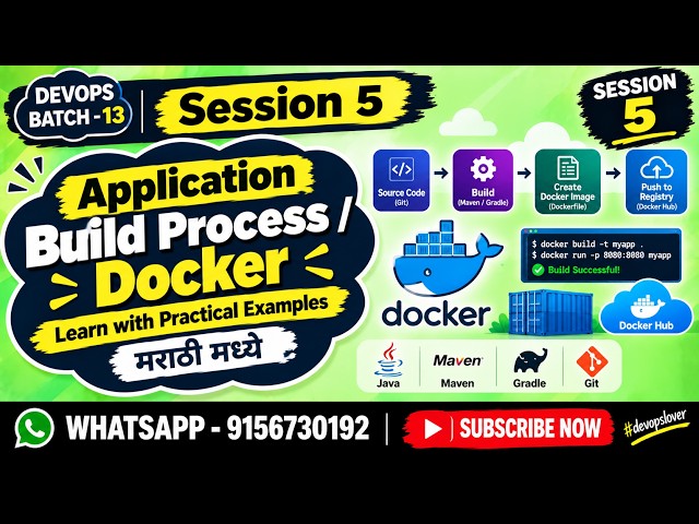Understanding Docker | Docker explained in detailed | Session 5 | DevOps Batch 13 #docker 