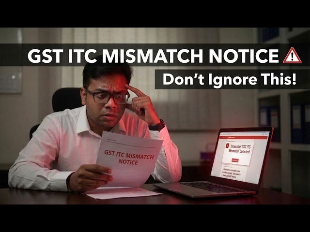 GST PORTAL BIG CHANGE | GST ITC Mismatch Notice ⚠️ | Ignore Kiya To Penalty Pakki!