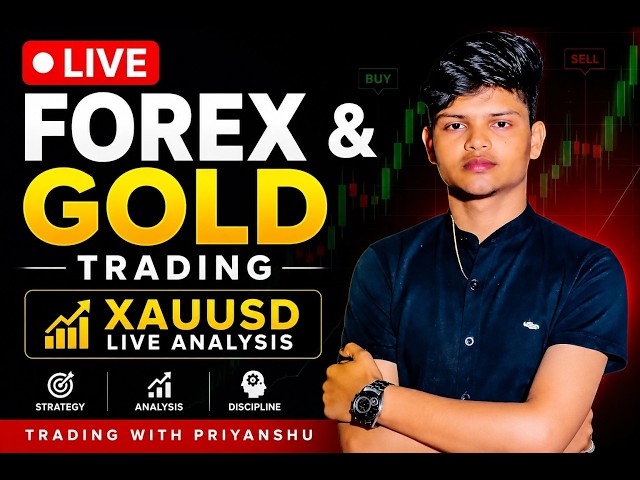 🔴 LIVE Forex & Gold Trading | XAUUSD Live Analysis | Trading With Priyanshu 🔥