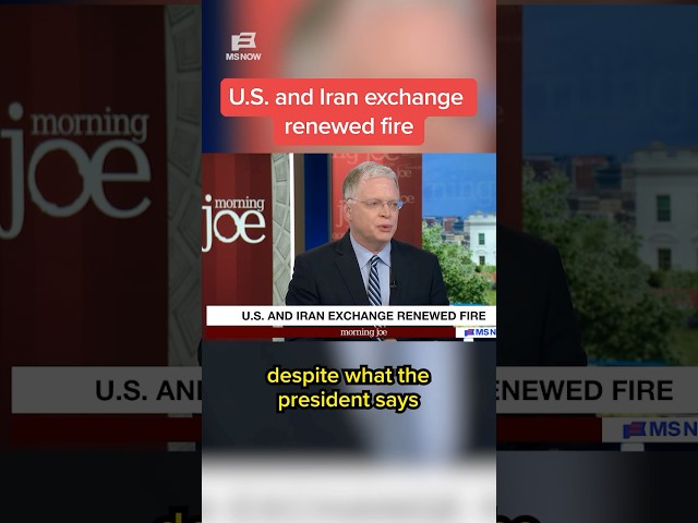 U.S. and Iran exchange renewed fire