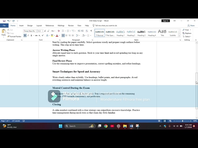 Time Management in CSS Exam Hall | Smart Paper Attempt Strategy