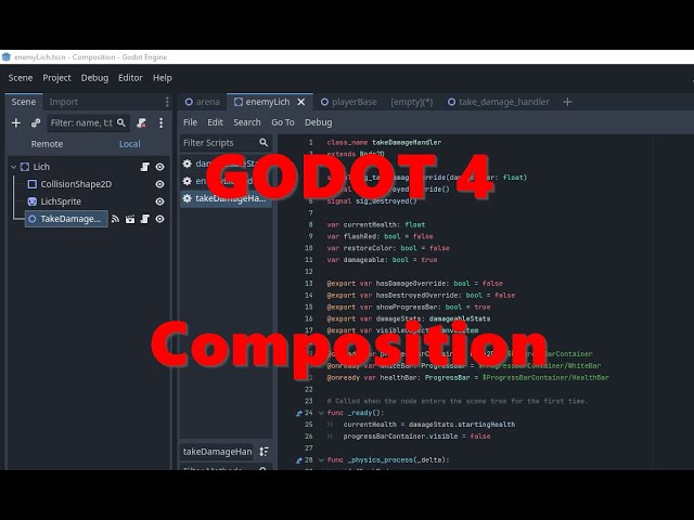 Clean Code in Godot - Composition (Why/How)