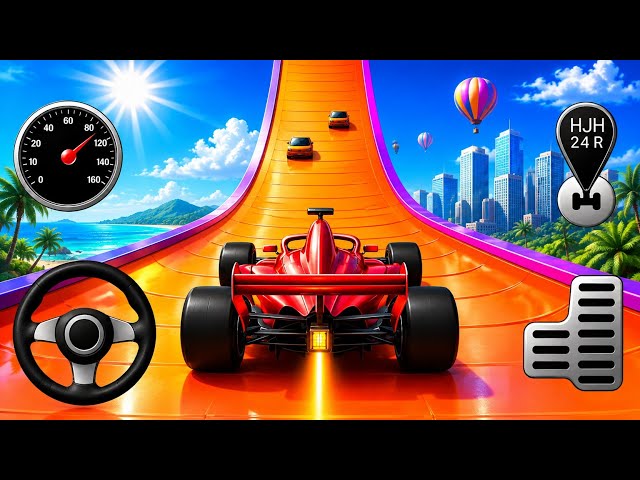 🏎️ Super Crazy Mega Ramp GT Car Racing - Extreme Car Stunts Master Driving: Android Gameplay 