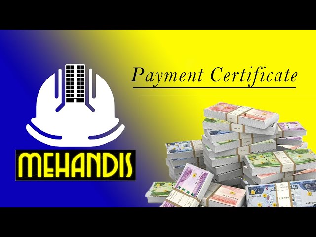 Payment Certificate