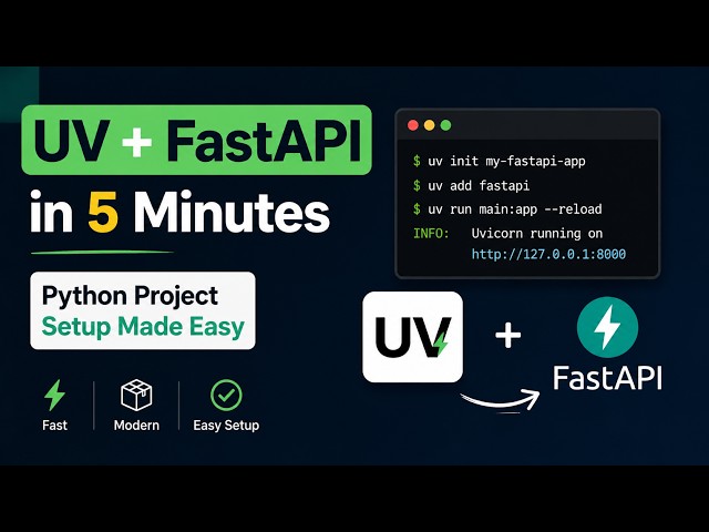 UV + FastAPI in 5 Minutes | Python Project Setup Made Easy