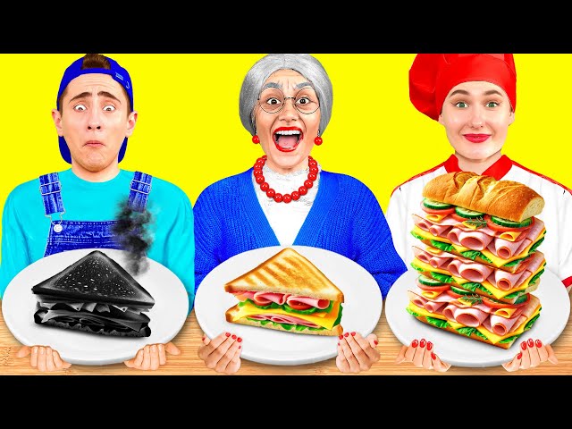 Me vs Grandma Cooking Challenge | Who Wins the Secret Kitchen Battle by KaZaZa Challenge