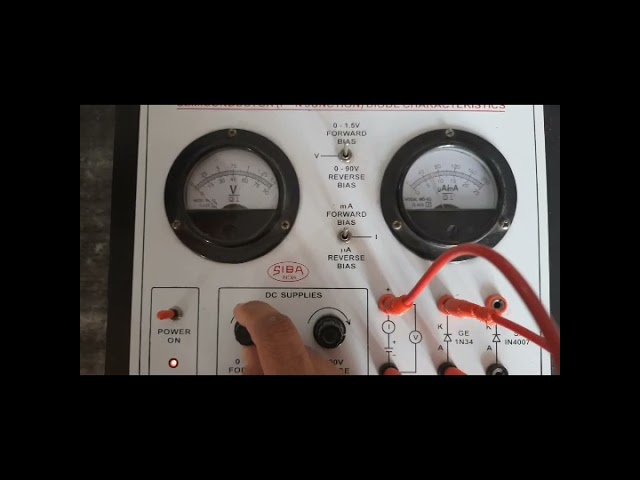 Experiment||To study VI characteristics of PN Junction Diode