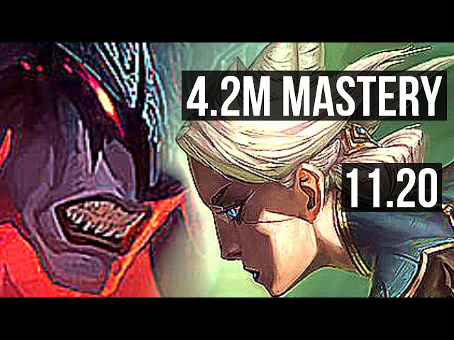 AATROX vs CAMILLE (TOP) | 4.2M mastery, 6 solo kills, 9/2/3 | EUW Diamond | v11.20