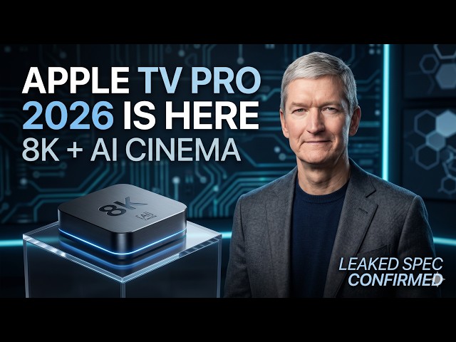 Apple TV 2026 LEAKS: 8K Vision Pro Edition Changes EVERYTHING!