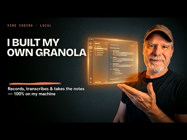 Vibe Code Your Own Granola: a Local Notes App with MCP + Claude Desktop #vibecoding