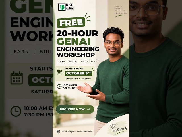 FREE 20-Hour GenAI Engineering Workshop