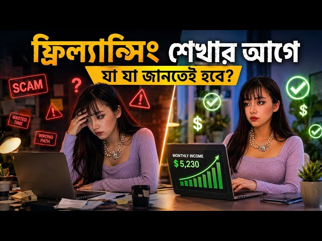 ফ্রিল্যান্সিং শুরুর আগে যা শিখতেই হবে? how to learn freelancing? 