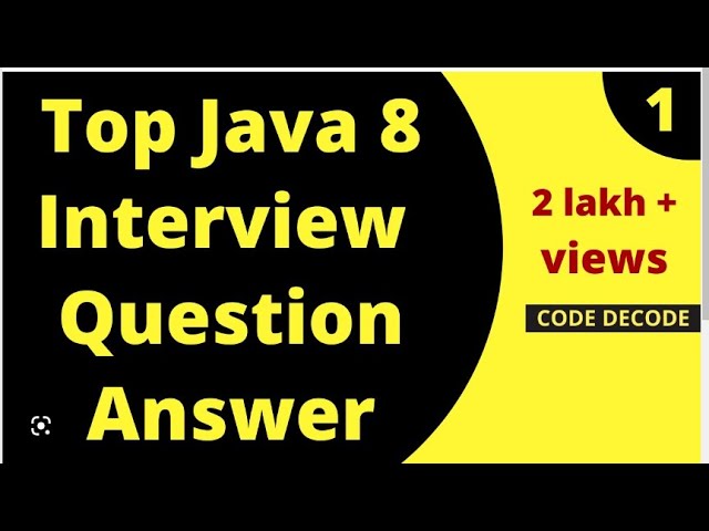 Stream API with Example/Java 8 Interview/intermediate operation/terminal Operation /Map/FlatMap