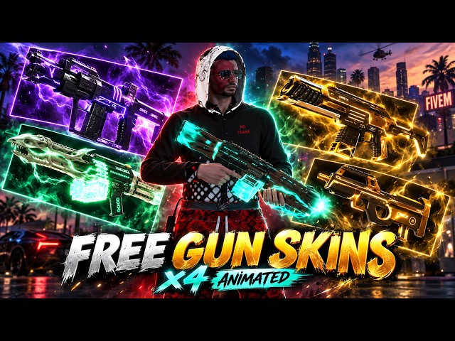 FREE Animated Weapon Skins for FiveM! | 2026 | FiveM