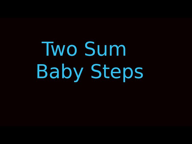 Two Sum in Python