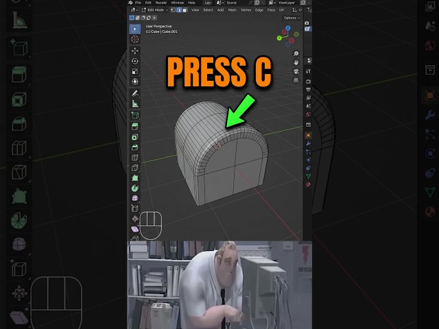 Noob vs PRO: Fix Bevel Overlap in Blender