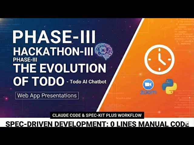 Hackathon-II Phase-III: The Evolution of Todo - AI-Powered Todo Chatbot