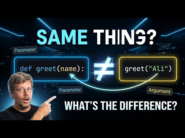 Parameters & Arguments Explained Simply