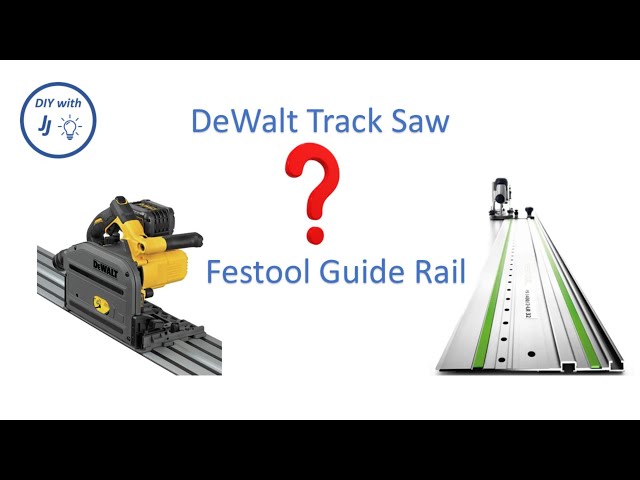 Festool Guide Rail with Dewalt Track Saw? (DOES IT WORK?)