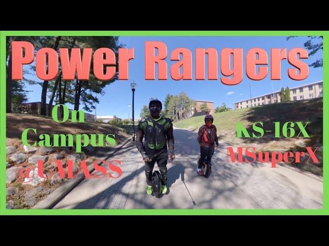 Power Rangers On UMASS Campus with KS-16X & MSuperX