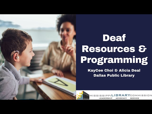 Deaf Resources & Programming Webinar