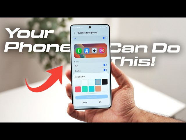 Samsung Users : You Need to KNOW About These New Customization Features!