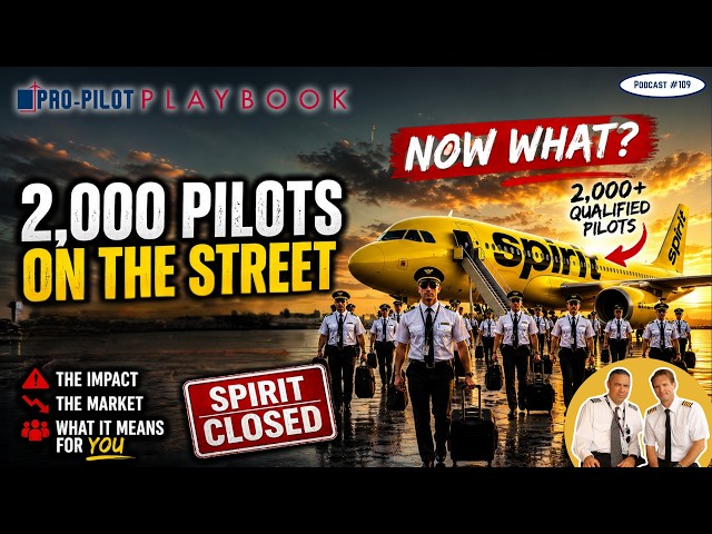 Spirit Airlines Collapse: What 2,000 Pilots on the Street Means for YOU // #109