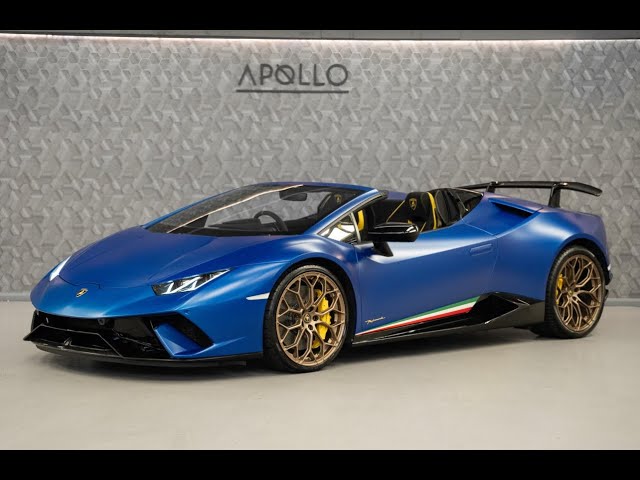 2018(68) Lamborghini Huracan 5.2 V10 LP 640-4 Performante Spyder 2dr Petrol LDF 4WD Euro 6
