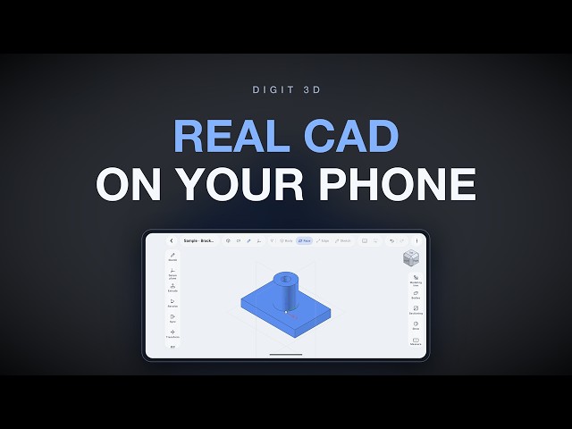 Digit 3D — 3D parametric modelling on Android