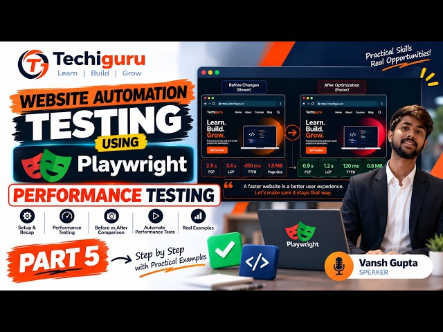 How to Do Performance Testing with Playwright | Part 5 | Complete Beginner Guide